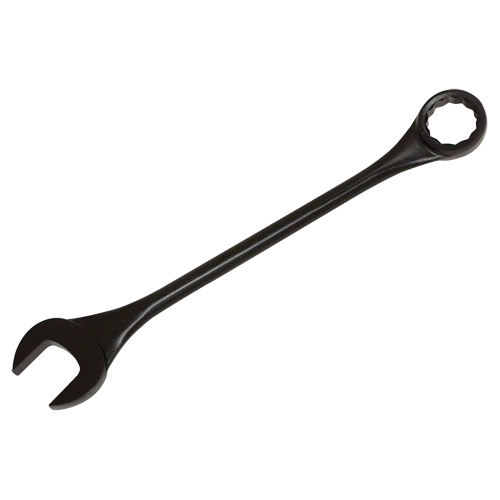 Combination Wrench, 12 Point, 2-15/16", Black Oxide Finish Action Paper