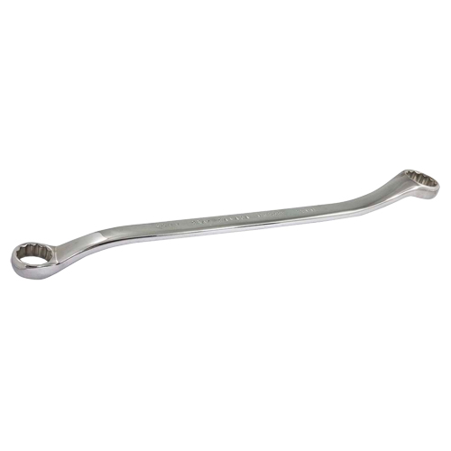 Box End Wrench, 12 Point, 20 mm x 22 mm, 15° Offset, Chrome Finish Action Paper