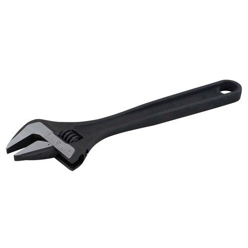 Adjustable Wrench, 4-1/2" L, .55" Max Width, Black Oxide Action Paper