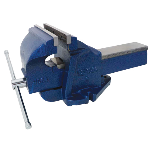 &eacute;tau d'&eacute;tabli en fonte ductile pour m&eacute;canicien, Largeur des m&acirc;choires 8", Profondeur de la gorge 4" Action Paper