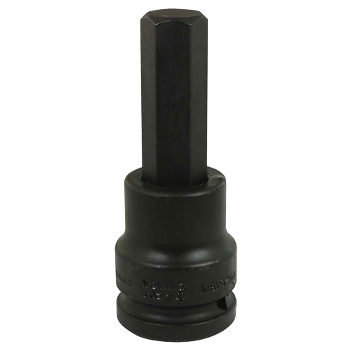 Impact Bit Socket, Hex, 19 mm x 3/4" Drive Action Paper