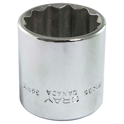 Douille, 13 mm, Prise 1/2", 12 pans Action Paper