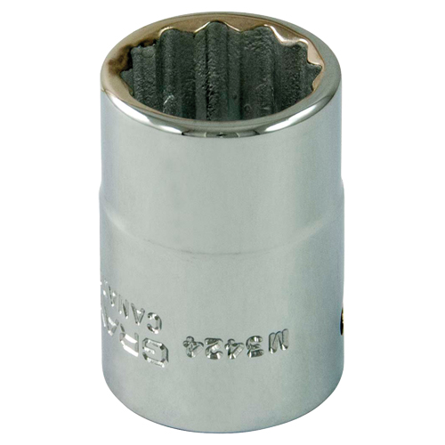 Douille, 24 mm, Prise 3/4", 12 pans Action Paper