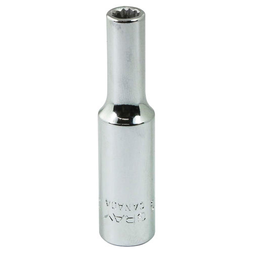 Douille, 3/16", Prise 1/4", 12 pans Action Paper