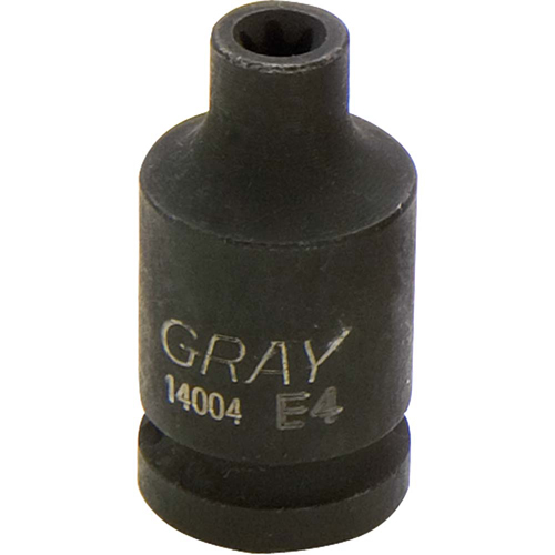 Socket, Impact, E6, 1/2"/1/4" Drive Action Paper