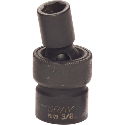Universal Joint Socket, Impact, 3/8", 93/100" Drive, 6 Points Action Paper
