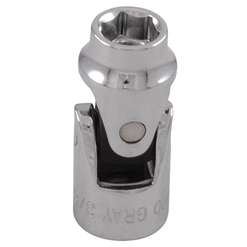 Universal Joint Socket, 3/8" Drive, 6 Points Action Paper