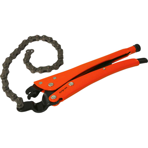 Locking Chain Clamp Pliers, 13" Length, Omnium Grip Action Paper