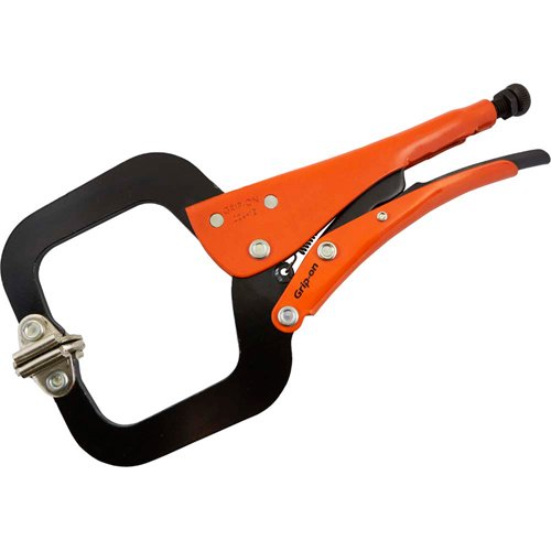 Locking Pliers, 11-3/4" Length, C-Clamp Action Paper