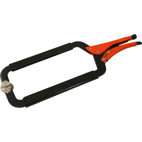 Locking Pliers, 18-1/2" Length, C-Clamp Action Paper