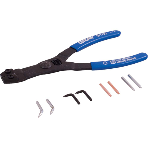Snap Ring Plier, 9 Pieces Action Paper