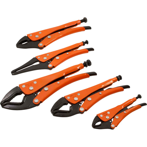 Locking Plier Set, 5 Pieces Action Paper