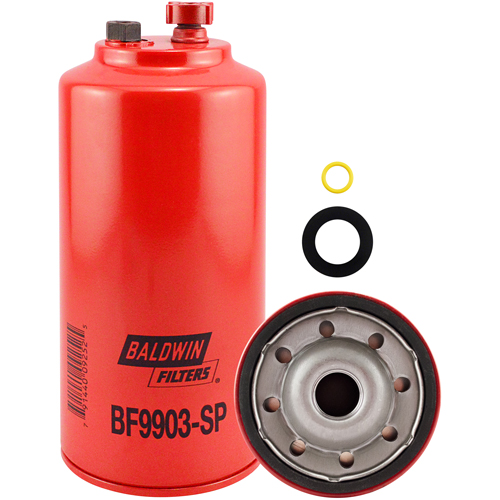 BF9903-SP Secondary Fuel/Water Separator with Drain Action Paper