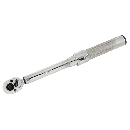 Micrometer Torque Wrench, Click, 1/4" Square Drive, 20 - 150 in-lbs. Action Paper
