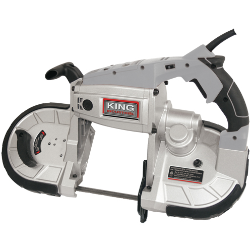 Portable Variable-Speed Metal Cutting Bandsaw Action Paper