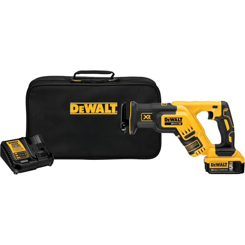 Max XR&reg; Compact Brushless Reciprocating Saw Kit, 20 V, Lithium-Ion Battery, 0-2900 SPM Action Paper