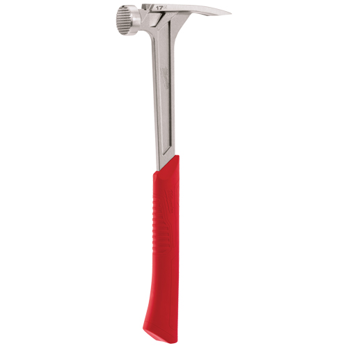 Marteau de charpente &agrave; face usin&eacute;e, 17 oz, Prise en Acier plein, 16-1/8" lo Action Paper
