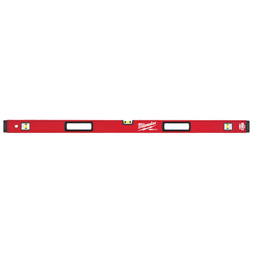 Redstick Level, Box, 4' L, Steel, 3, Non-Magnetic Action Paper