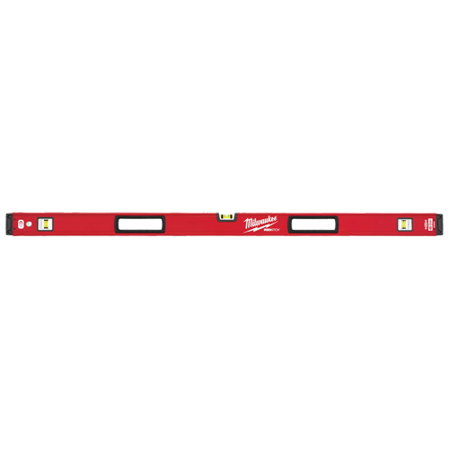 Redstick Level, Box, 4' L, Steel, 3, Magnetic Action Paper