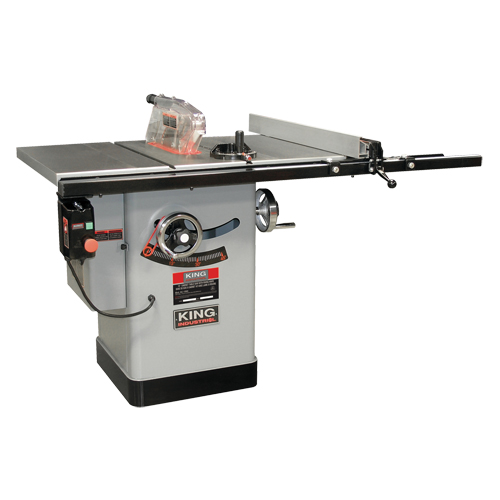 Cabinet Table Saw with Riving Knife, 230 V, 9.6 A, 3850 RPM Action Paper