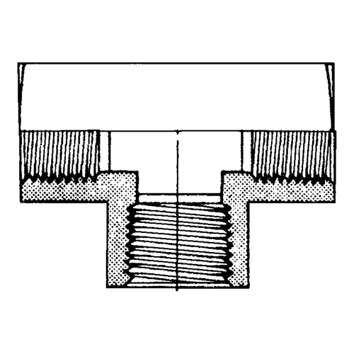 Raccord En T&eacute; Femelle, Laiton, 1/8" Action Paper