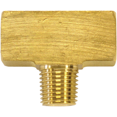 Male Branch Tee, Brass, 1/8" Action Paper