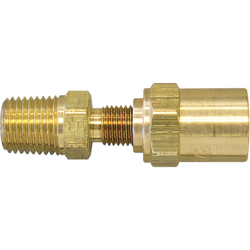 Fittings - Reusable Hose Fittings, 7/8" Dia., Brass Action Paper