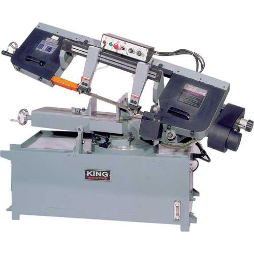 Metal Cutting Swivel Band Saws, Horizontal, Round 9" and  9" x 18" Rectangular Cutting Capacity Action Paper