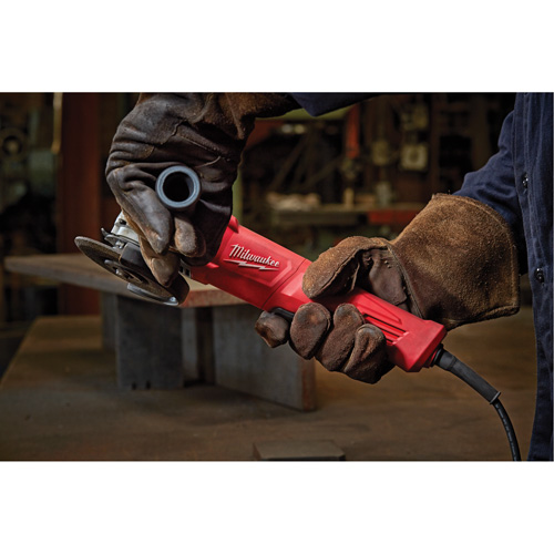 Small Angle Grinder, 4-1/2", 120 V, 11 A, 12000 RPM Action Paper