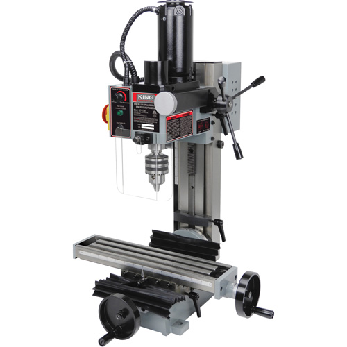 Mini Milling & Drilling Machine, 2 Speeds, 1/2" Drilling Capacity Action Paper