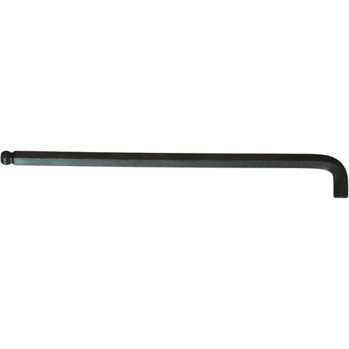 Long-Arm Hex Key Wrench, Ball End, 6 mm x 139 mm L, L Shape Action Paper
