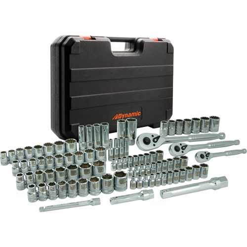Socket Set with Accessories, 89 Pcs, Deep Action Paper