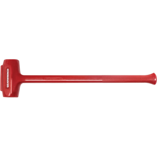 Sledge Head Dead Blow Hammer, 6.5 lbs., Smooth Grip, 36" L Action Paper