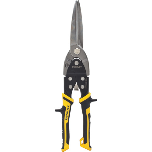 Fatmax&reg; Long Cut Snips, 3-9/50" Cut Length, Straight Cut Action Paper