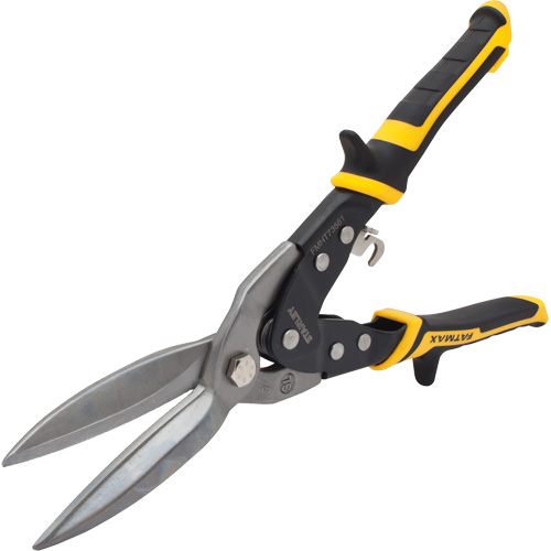 Fatmax&reg; Long Cut Snips, 3-9/50" Cut Length, Straight Cut Action Paper