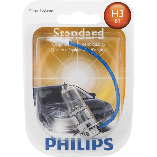 Standard Headlight Bulb, Halogen, 55, White Action Paper