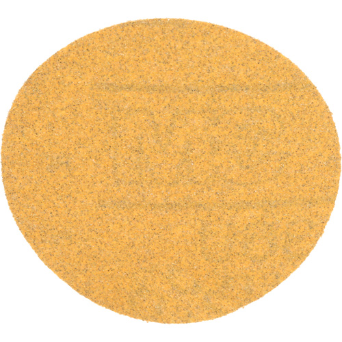 Hookit Gold Abrasive Disc 236U, 3" Dia., P80 Grit, Aluminum Oxide, C-Weight Action Paper