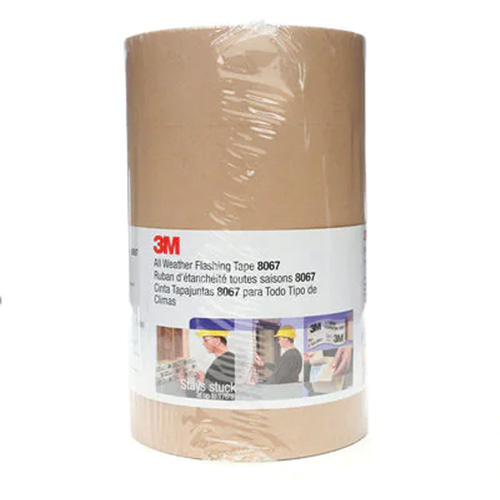All Weather Flashing Tape 8067, 228.6 mm (9") x 22.86 m (75'), Brown Action Paper