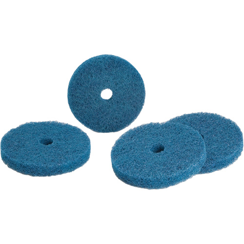 Disque abrasif de polissage HS-F Buff and Blend Standard Abrasives, 4" dia., Grain Moyen, Oxyde d'aluminium Action Paper