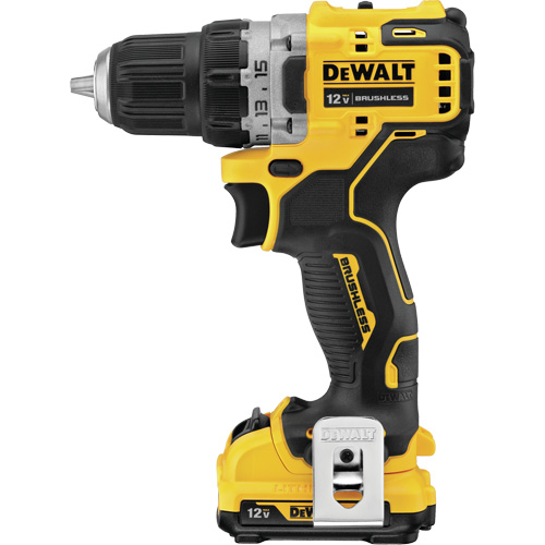 Xtreme Brushless Drill Driver Kit, Lithium-Ion, 12 V, 3/8" Chuck, 250 UWO Torque Action Paper