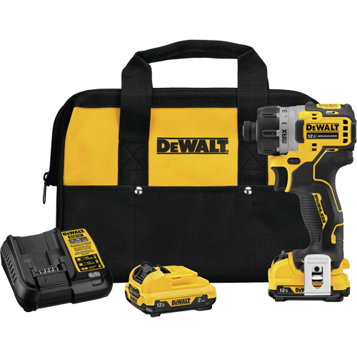 Trousse de tournevis &agrave; moteur sans balai Xtreme, 1/4", 12 V, 200 UWO couple max., Lithium-ion bloc-pile Action Paper