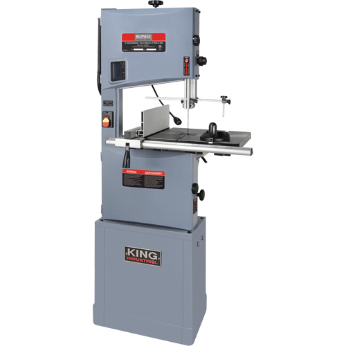 2-Speed 14" Wood Band Saw, Vertical, 120 V, 1476 SFPM/3280 SFPM Action Paper