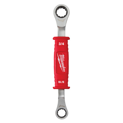 Lineman's 2-in-1 Insulated Ratcheting Box Wrench Action Paper