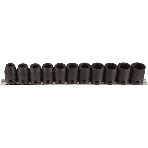 Jeu de douilles, 11 Mcx, Chocs, Prise de 1/2" Action Paper