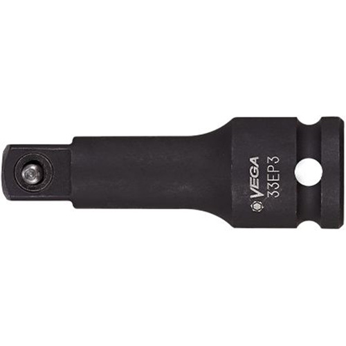 Tige de rallonge &agrave; verrouillage &agrave; broche pour douilles &agrave; choc, Chocs, Prise 1/2", 1-3/8" lo Action Paper