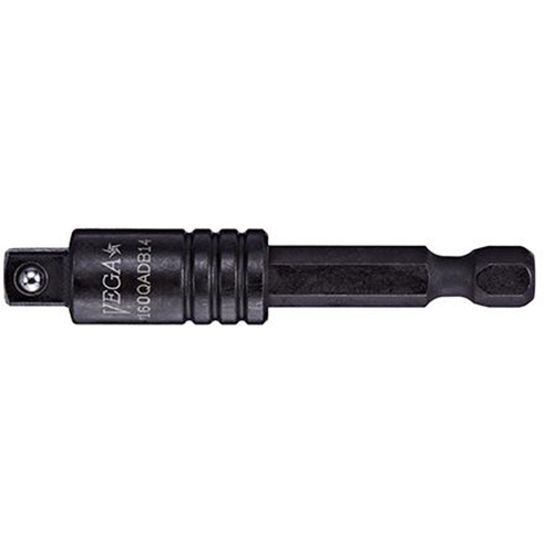 Adaptateur et rallonge pour douille &agrave; d&eacute;clenchement rapide, 1/4" Prise, Dimension m&acirc;le 1/4", Sph&eacute;rique, 3" lo Action Paper