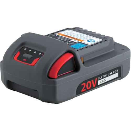 IQV20 Series Battery, Lithium-Ion, 20 V, 2.5 Ah Action Paper