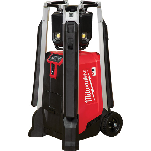 MX Fuel Rocket Tower Light & Charger, LED, 27000 Lumens Action Paper