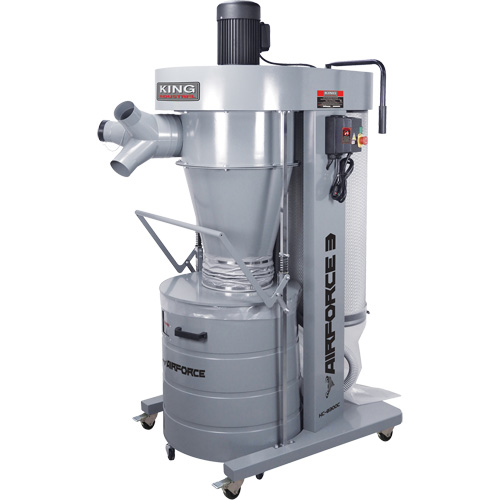 Collecteur de poussi&egrave;re Cyclone, 32" x 40" x 82" Action Paper