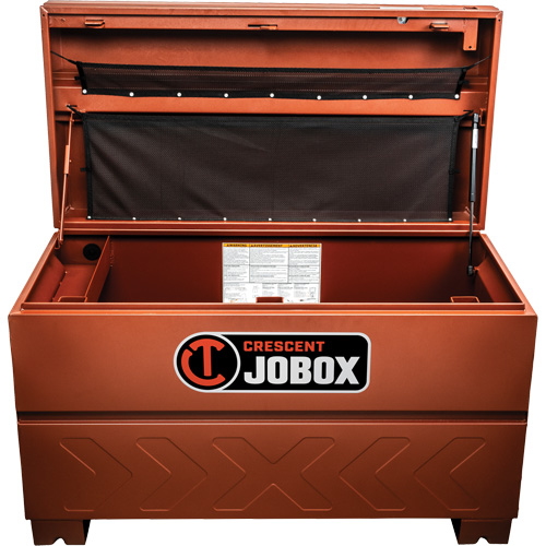 Site-Vault Chest, 72" x 24" x 30-3/4", Steel, Orange Action Paper